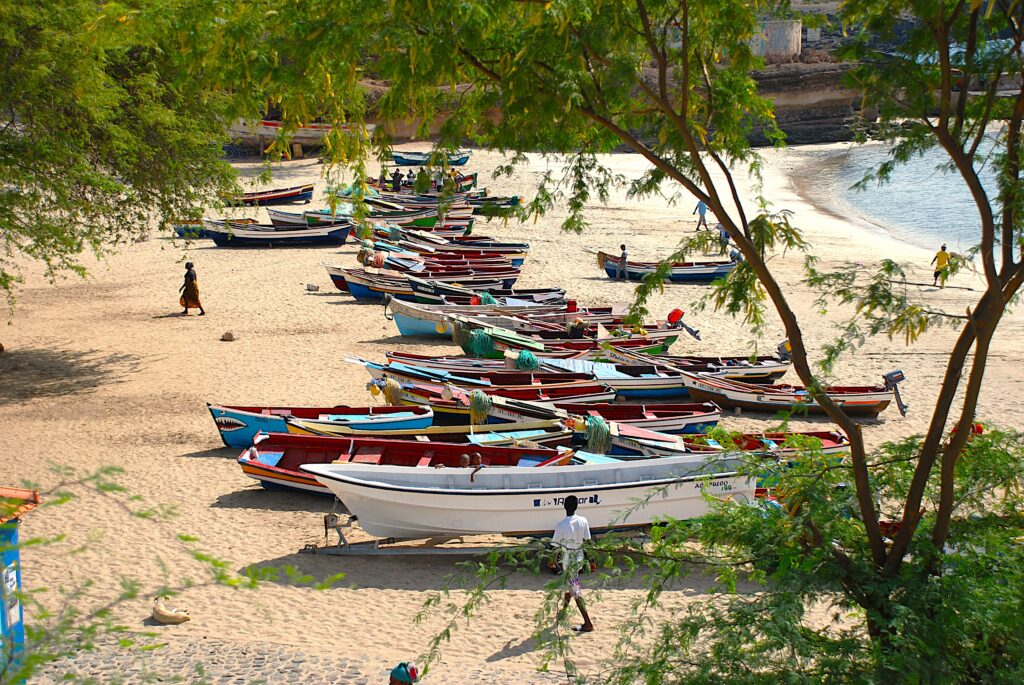 Boats on Tarrafal - Santiago - Cape Verde