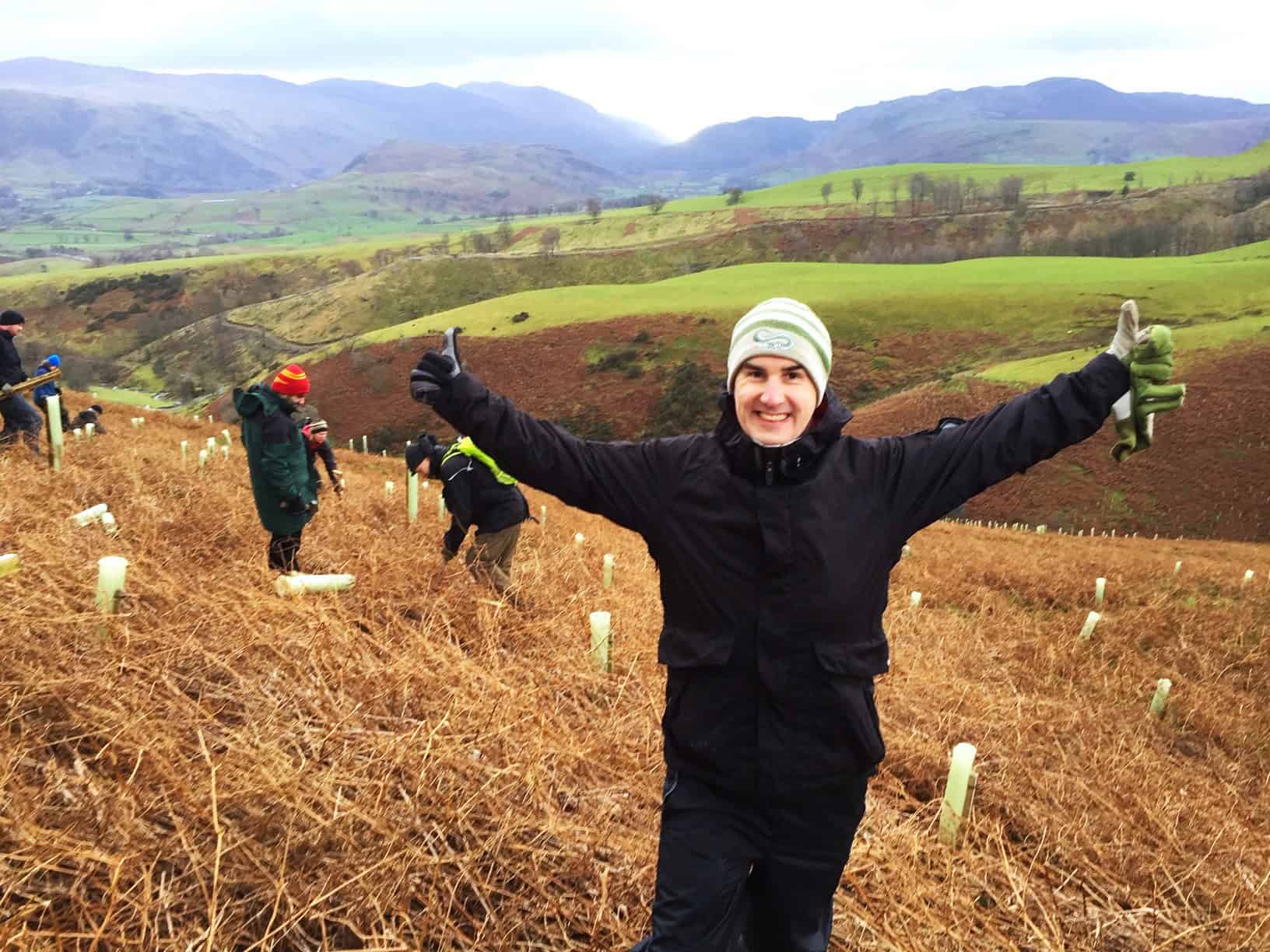 Tree planting in Cumbria