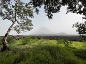A day walk to the base of Fogo Volcano