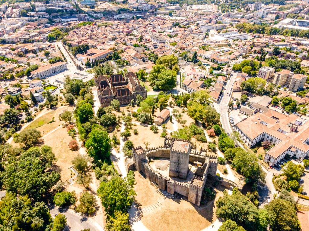 Northern Portugal Guimaraes Castelo de Guimaraes