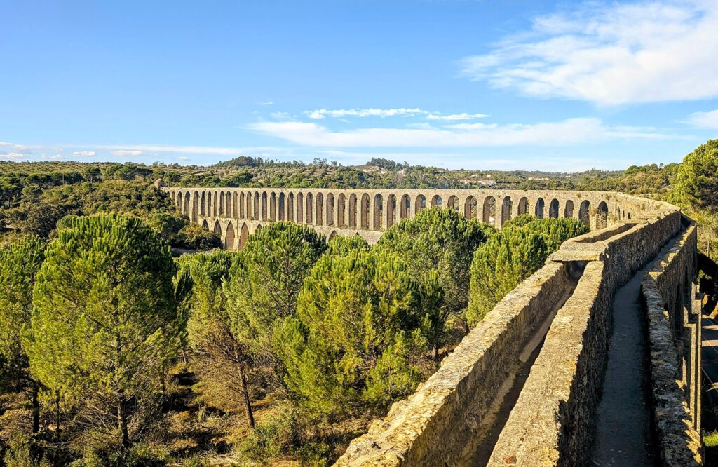 Portugal Central Tomar Pegoes Aqueduct