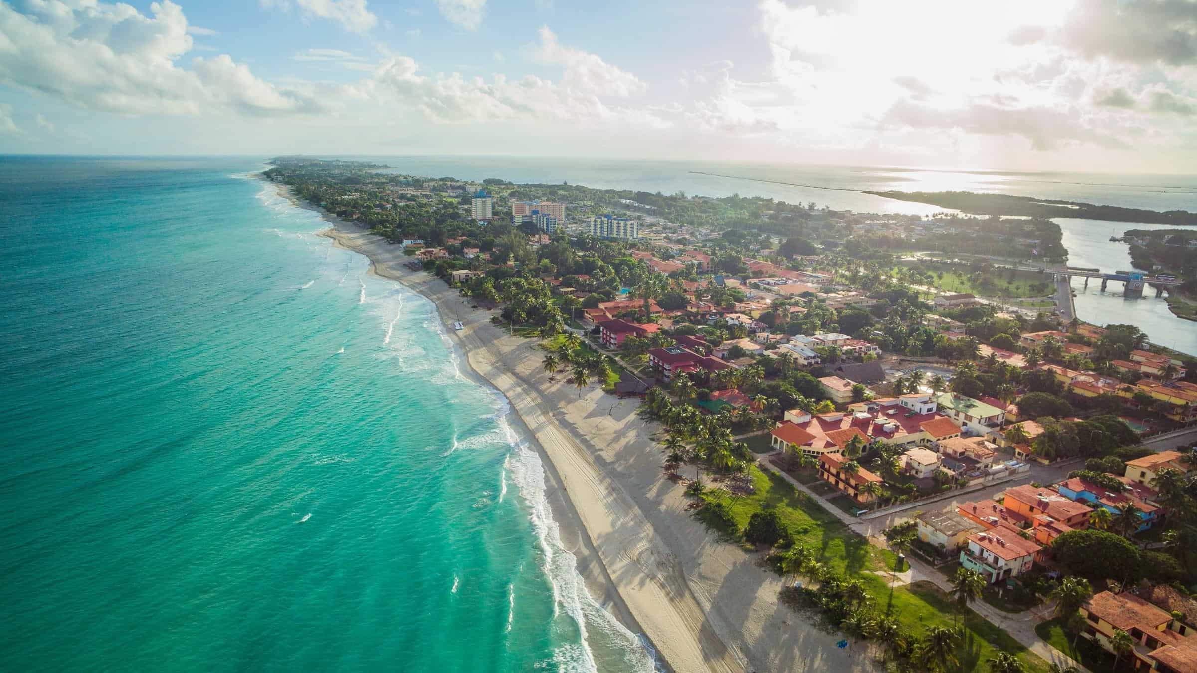 Panoramic Varadero beach, Cuba 