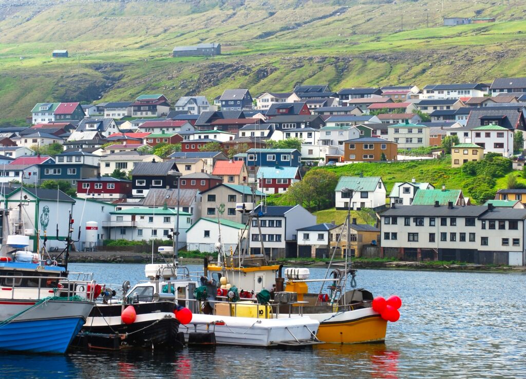 Klaksvik in the Faroe Islands