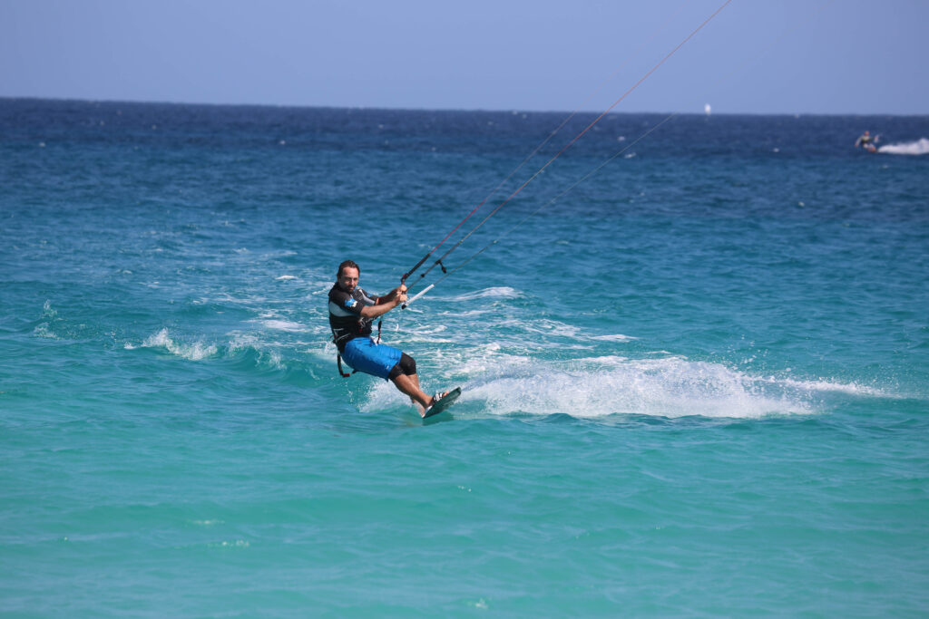 Kite surfing on Sal - Cape Verde